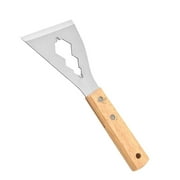 Multifunctional Wallpaper Remover Tool, Putty Knife Wall Covering Tool Decoration Multifunctional Shovel Putty Knife with Wooden Handle P1F0
