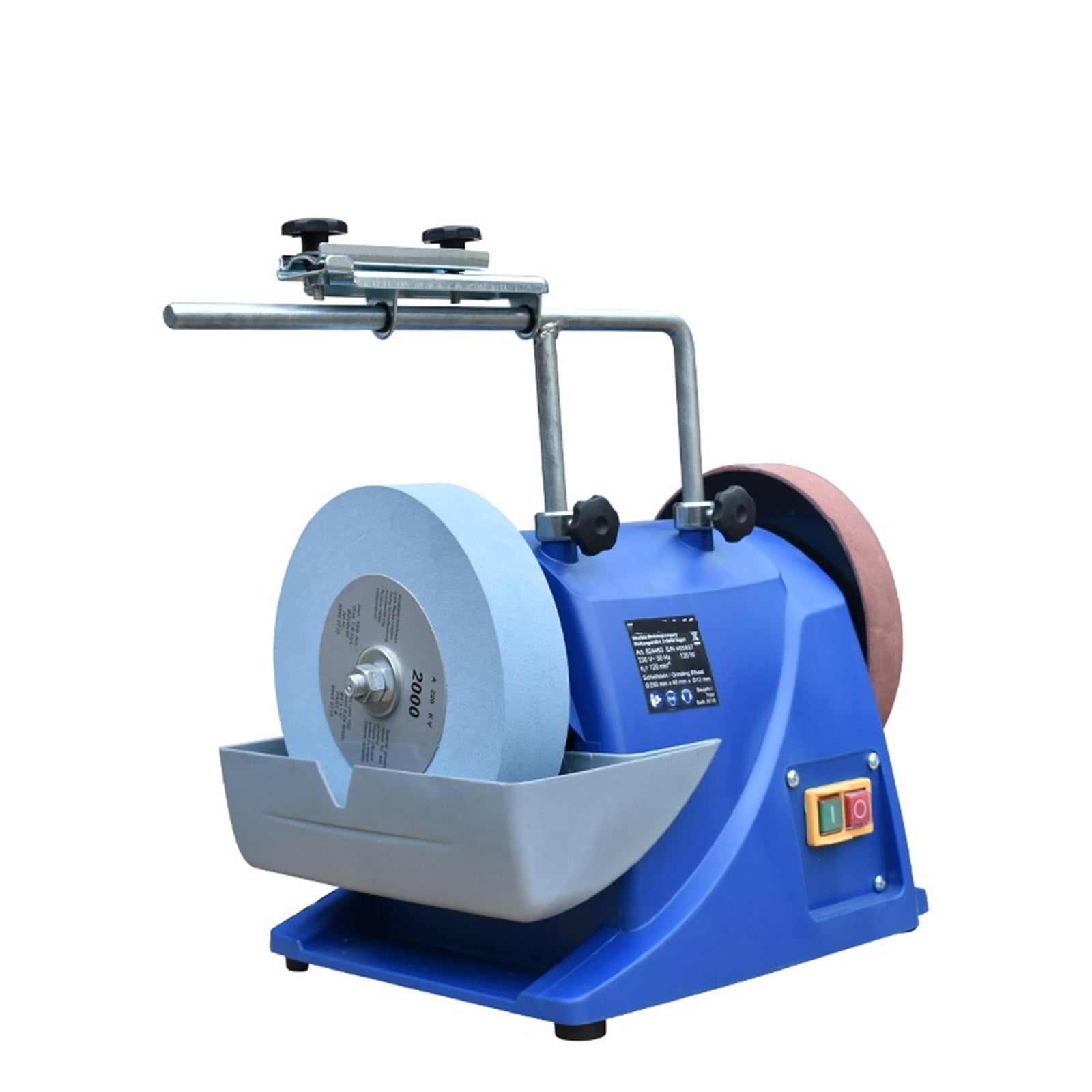 Multifunctional Water-Cooled Knife Sharpener Small Electric Knife Sharpener Low-Speed Water Grinder Polishing Machine ,Security