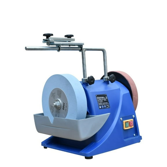 Multifunctional Water-Cooled Knife Sharpener Small Electric Knife Sharpener Low-Speed Water Grinder Polishing Machine ,Security