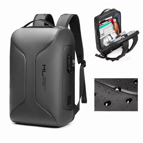 Multifunctional Waterproof College Student Computer Bag Backpack,Blue