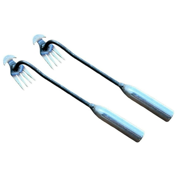 Multifunctional Weeder Hand Weeder Weeder Removal Garden Weeder Tool Weeding Tool Stainless Steel Small Weeding Puller for Garden Lawn Bonsai 29cm 2Pcs