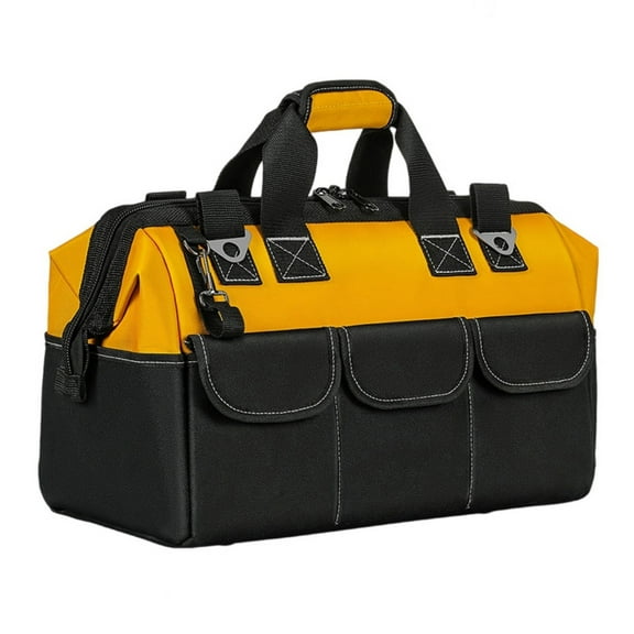 Multifunctional Wide Mouth Tool Storage Bag, 14/16/18/20inch for Tools, Screwdrivers, Carpentry