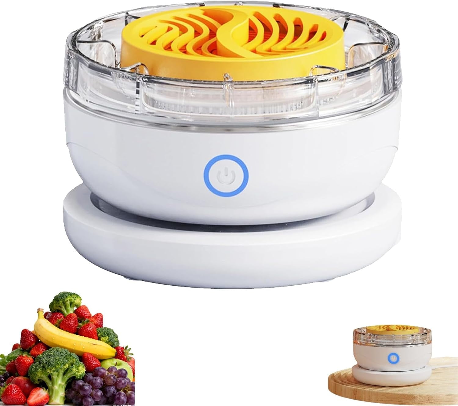 Multifunctional Wireless Portable Food Cleaner & Purifier, Ultrasonic ...