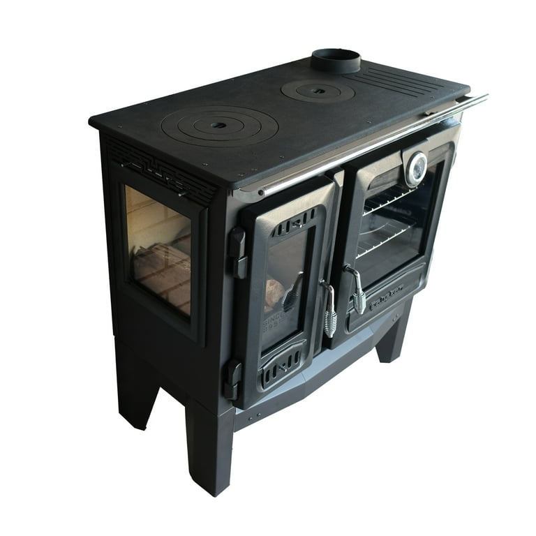 Cast iron wood stove with oven, wood burning stove, wood cook stove. : Home  & Kitchen 