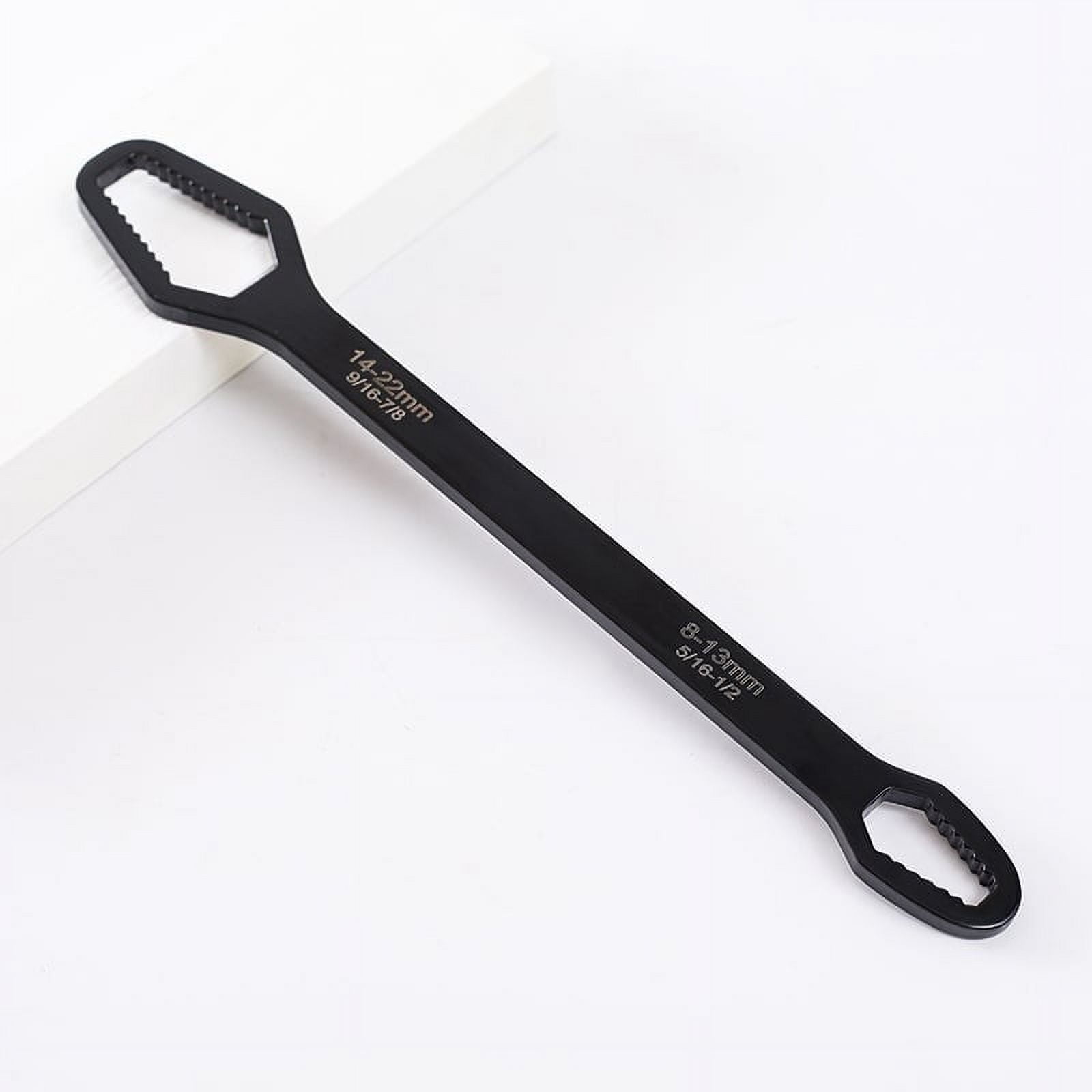 Multifunctional Wrench 8-24mm | Double Head Adjustable Jaw | Universal Vanadium Steel Tool for Home Auto Industrial Repair | Self-Tightening | 270mm Length | Durable Wear Resistant