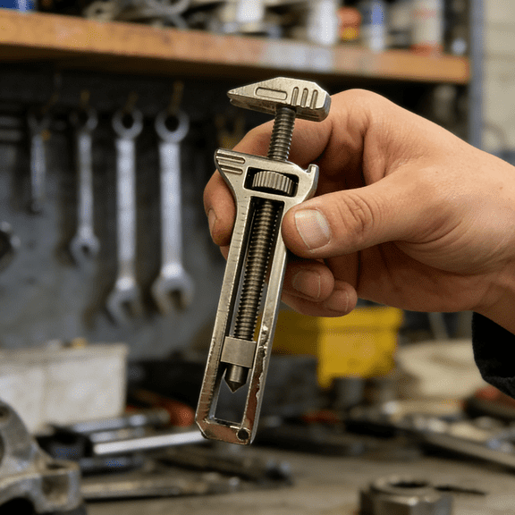 Multifunctional Wrench,Compact Titanium Multi Tool Mini Alloy Multi Tool for Everyday Prep Multitool Multifunctional Mini Multitool Adjustable for Outdoor Camping Hiking, Wrench,2Pc