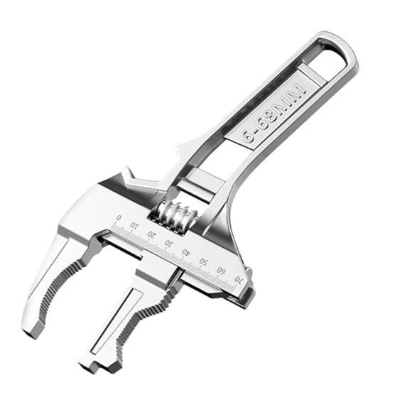 Multifunctional Wrench, Universal Bathroom Wrench, Adjustable Large Opening Wrench, Multifunctional Wrench for Sanitary Ware, Plumbing Placement Wrench