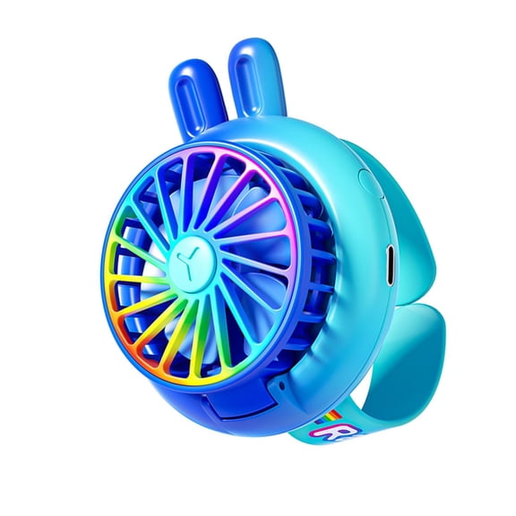 Multifunctional Wrist Watch Fan USB Powered Long Battery Life For Indoor Outdoor Activities