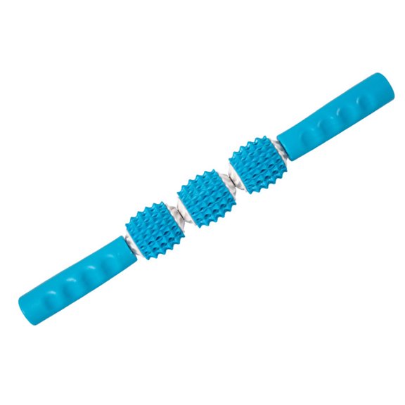 Multifunctional Yoga Muscle Roller Deep Relax Muscles Massage Stick Three Hedgehog Balls Muscle Body Massage Relax Tool