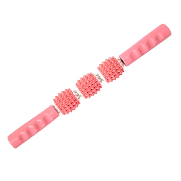 Multifunctional Yoga Muscle Roller Deep Relax Muscles Massage Stick Three Hedgehog Balls Muscle Body Massage Relax Tool