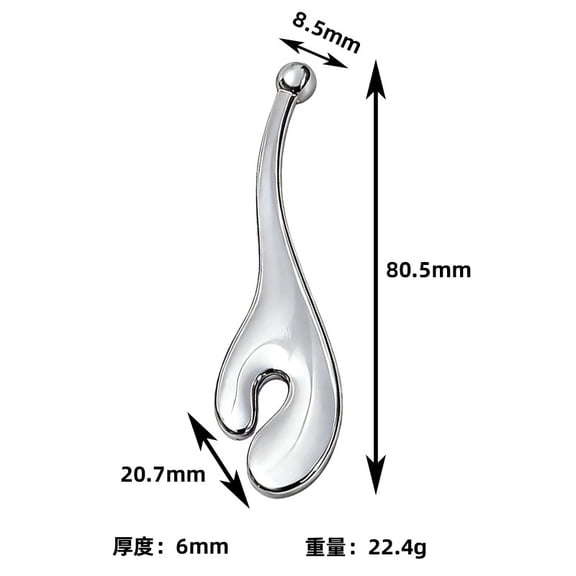 Multifunctional Zinc Alloy Eye Cream Stick - Portable Eye Massage Tool for Dark Circles and Puffiness Relief