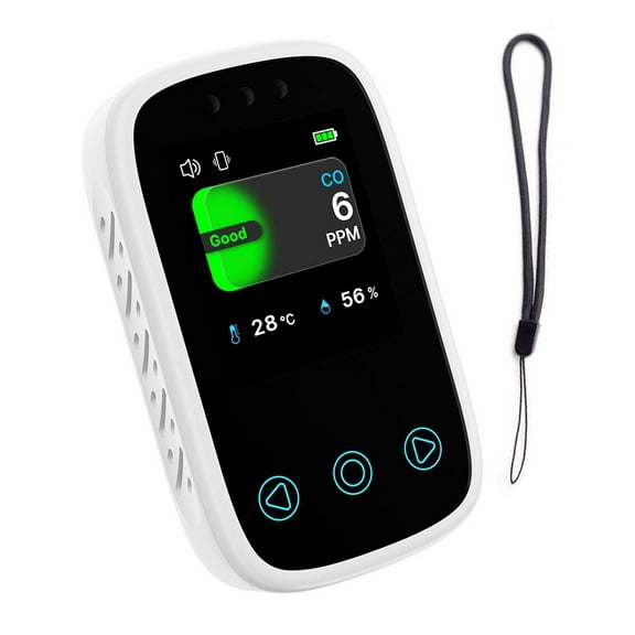 Multifunctional air quality monitor rechargeable thermometer and hygrometer