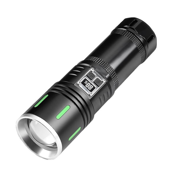Multifunctional long-range LED Flashlight Type-C Rechargeable Tactical Light W6