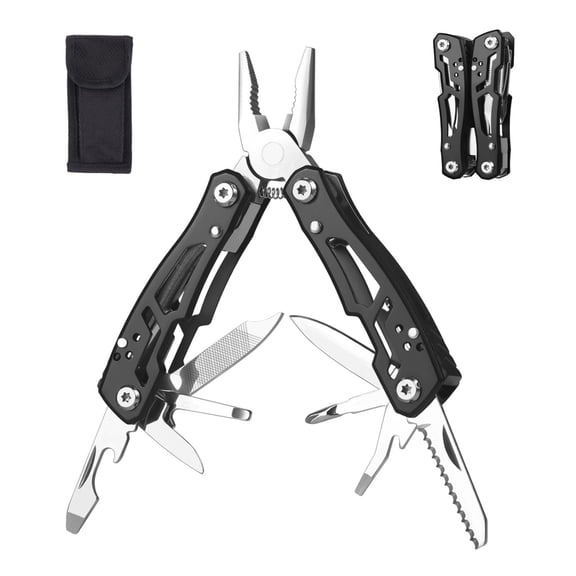 Multifunctional plier‑style multi‑tool integrates multiple built‑in functions, compact‑sized for easy pocket‑carrying. Sturdy‑made for outdoor camping, daily‑use bicycle‑repair and computer maintenan