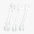 thumbnail image 1 of 3 PCS Universal Thin Hub Cone Wrench Set, Cr-V Steel + Ni-Cr Plating Super Hard Bicycle Wheel Hub Axle Nut Install Remover, 0.1in/2.5mm Ultra-thin 13-20mm Wrench Set for Home Bike Car Repair, 1 of 6