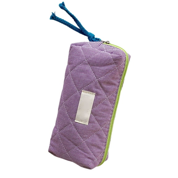 Multifunctionnal Pen Case 7.5x3.5x2.4In Large Capacity Corduroy Pencil Case Large Compartment Travel Pen Bag for Student