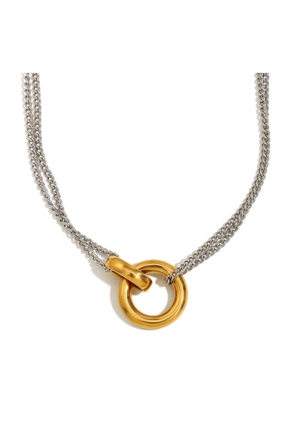 Multifunional Women Necklace Stylish Neck Accessory Clavicle Chain Adjustable Length for Layering and Styling