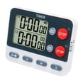 thumbnail image 1 of Multifuntional 2 Channel Timer with Back and Large LCD Display Screen for Cooking Classes and Fitness Use, 1 of 8