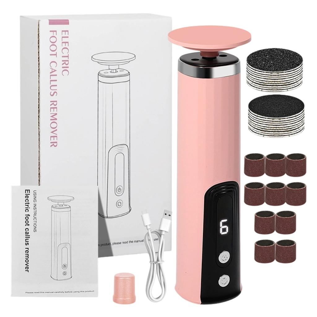 Multifuntional Electric Callus Remover Fast Charging Various Speed Detachable Head Travel Size Foot Care Essential
