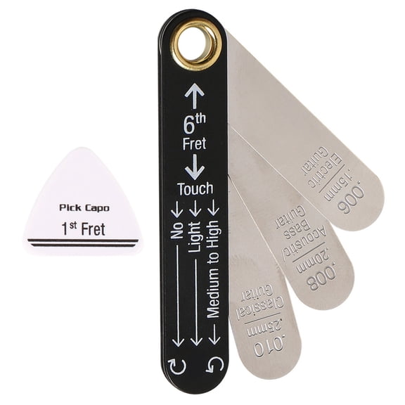Multifuntional Guitar String Height Gauge Suitable for Home Practice Professional Setup and Instrument Maintenance