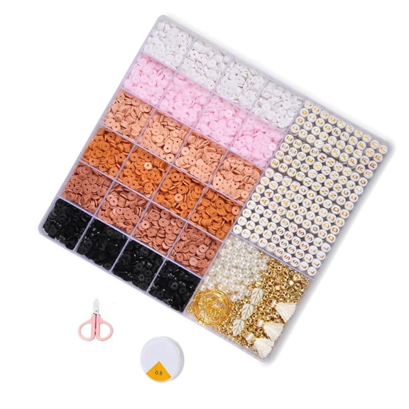 Multifuntional Jewelry Crafting Set Clay Beads Set Letters Jewelry Beads Jewelry Finding Handmade Beading Supplies