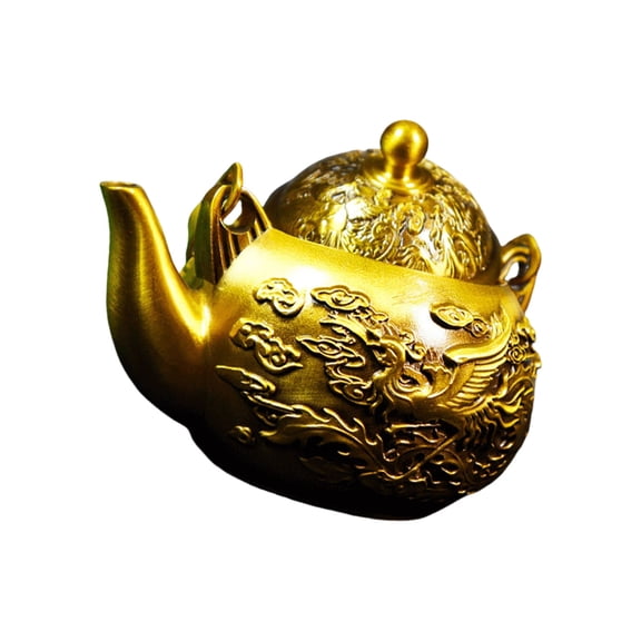 Multifuntional Large Water Kettles Brass Liquid Container Drink Dispensers Teas Pots Suitable for Daily and Party Use