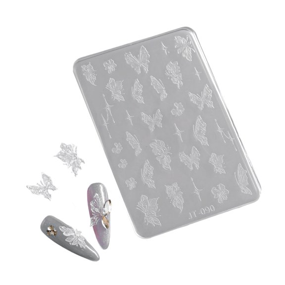 Multifuntional Nails Mold Nails Styling Mold Butterfly Shape Accessory Suitable for Accessories Enhancement