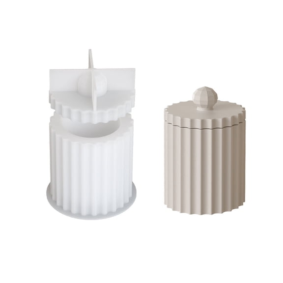 Multifuntional Silicone Jar Mold Storage Box Molds Crafting Tool Crafting Molds for Crafting and Home Decors Projects