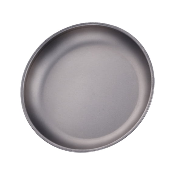 Multifuntional Use Camping Plate Heatproof Portable Cookware Metal Texture Suitable for Campers Trail Explorers Use