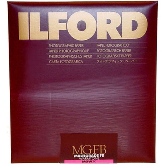 Ilford Multigrade FB Warmtone Paper, 8x10", 25 Sheets, Semi-Matte