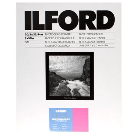 Ilford Multigrade RC Cooltone VC B & W Enlarging Paper - 8x10"-100 Sheets - Glossy Surface