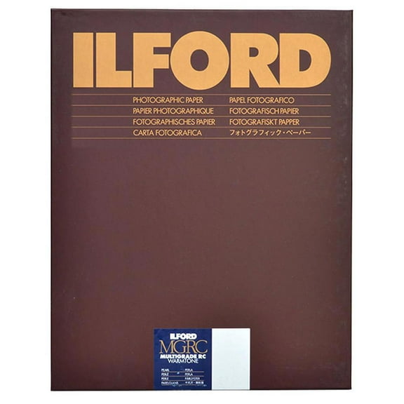 Ilford Multigrade RC Warmtone VC B & W Enlarging Paper - 5x7"-100 Sheets - Pearl Surface