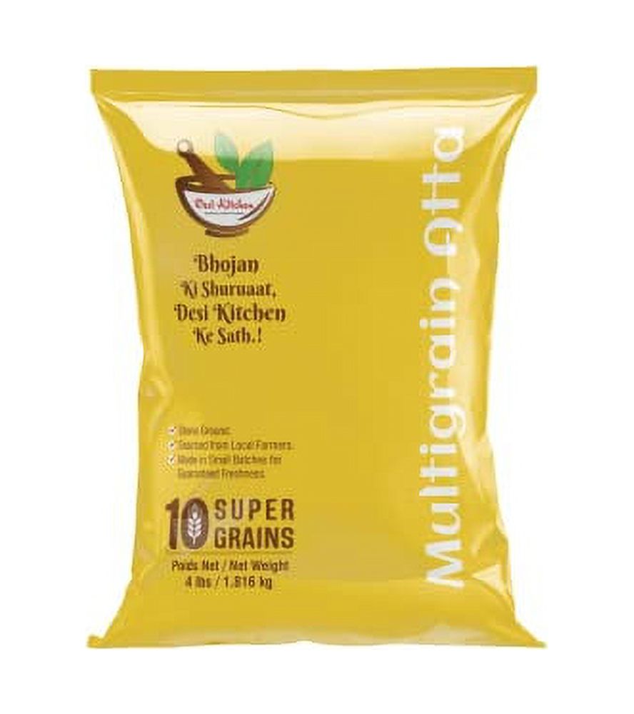 Multigrain (10 Super Grains) Wheat Flour (Chakki Atta) 4lbs