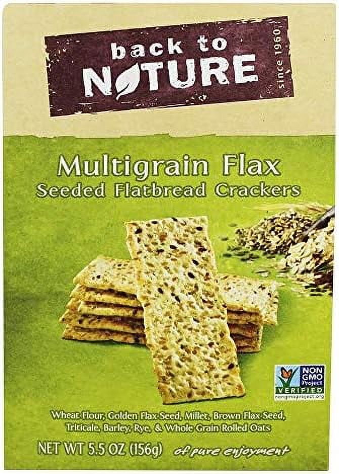 Multigrain Flax Seeded Flatbread Crackers 5.50 Ounces (Case Of 6)