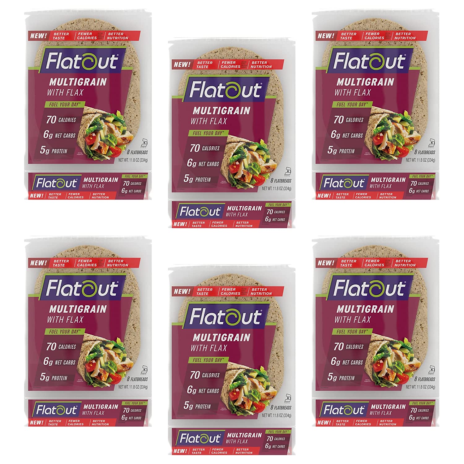 Multigrain with Flax, Perfect for Use as Sandwich Bread, Pizza Crust