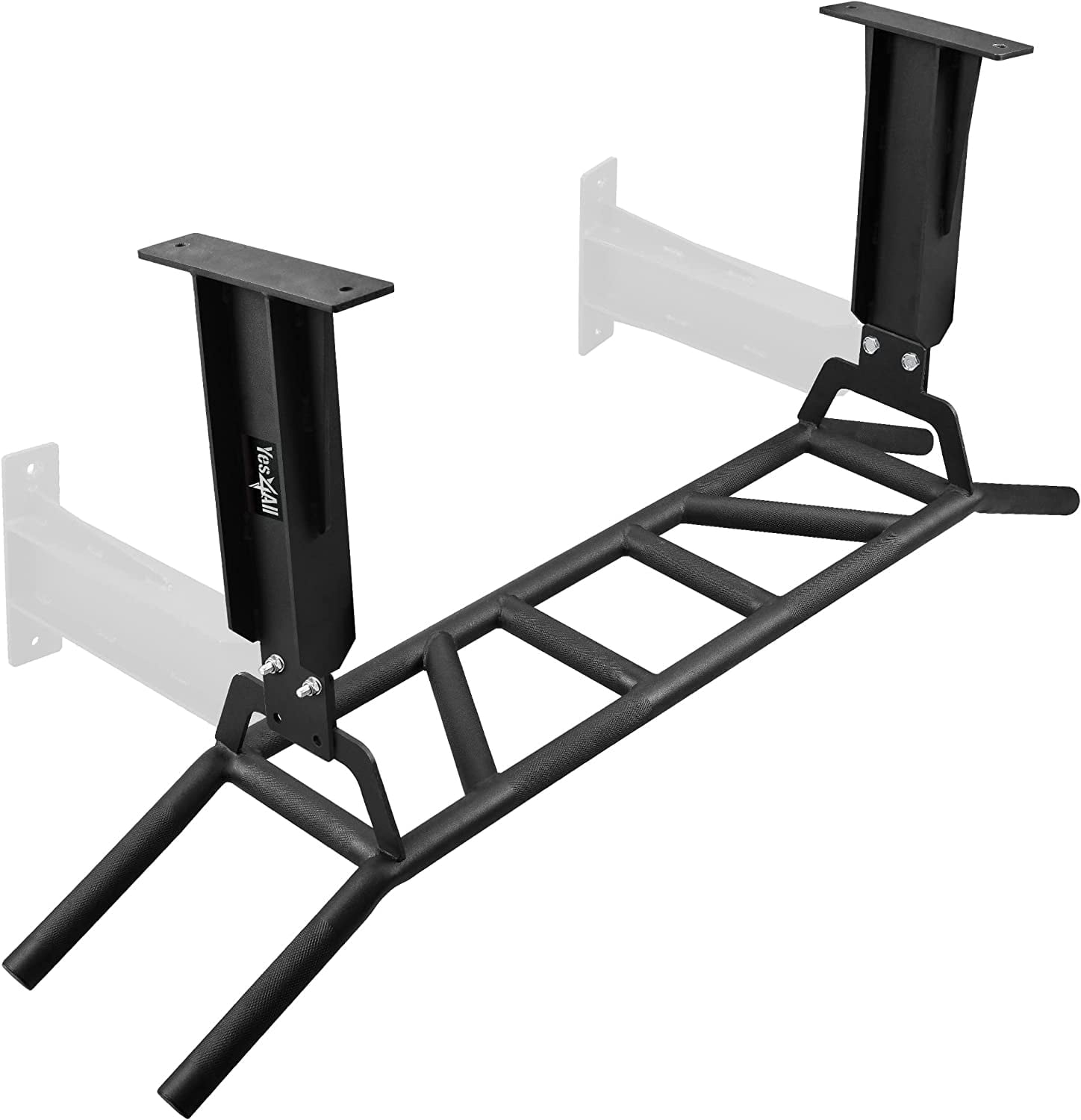 Titan Fitness HD Multi Grip Wall Mounted Pull Up Bar Gym Quality Workout Chin Exercise 48 Wide Grip 600 LB Rated Walmart