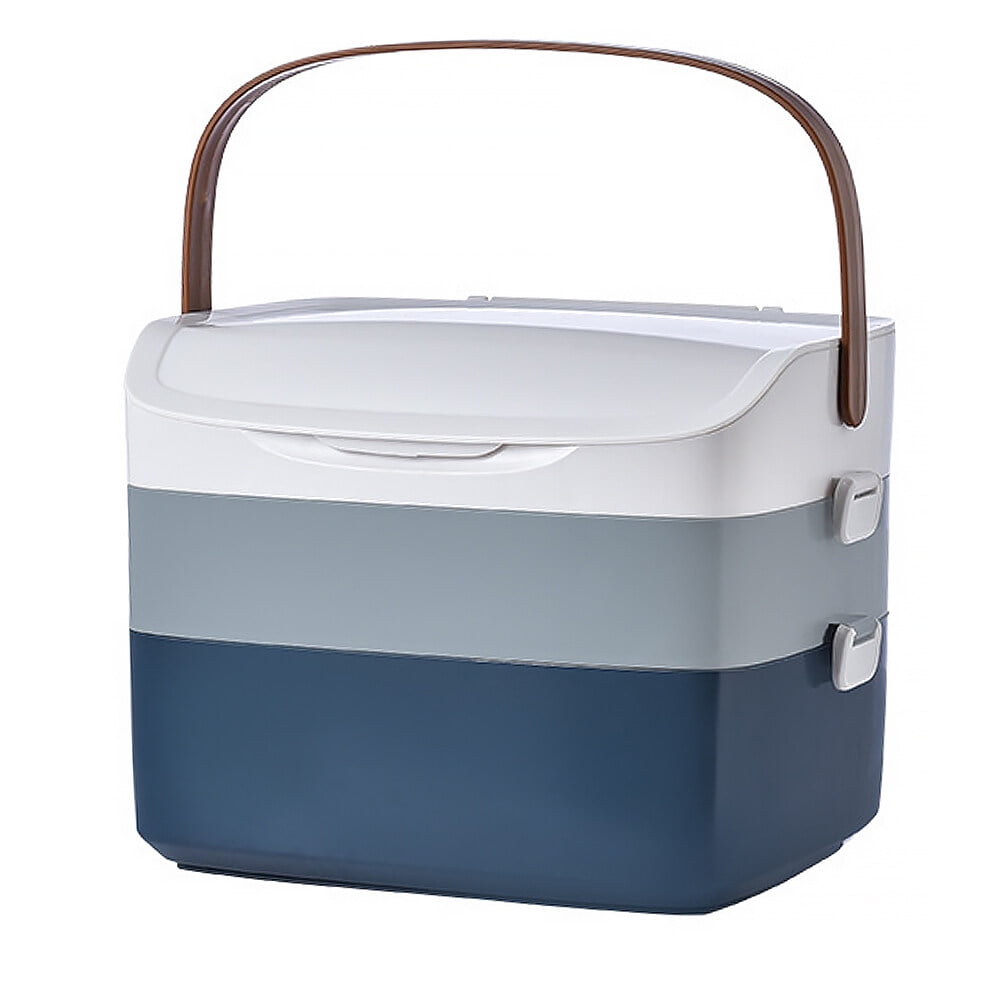 Multilayer Medication Lock Box Household First Aid Storage Box Medicine