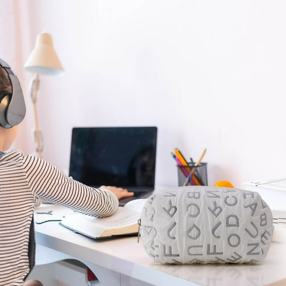 Multilayer Pen Bag, Large Capacity Pencil Storage Bag, Canvas Zipper Pencil Case, Multifunctional Stationery Box for Students, Ideal Gift for Artists and Writers