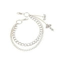 thumbnail image 1 of Multilayered Pants Chain Metallic Punk Crossed Pendant Jeans Chain Decorative Hiphop Waist Chain 2000s Waist Body Jewelry, 1 of 9