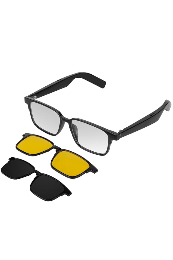 Smart Translation Glasses 3-in-1 magnetic detachable lensesSpeaker 144 Languages Accents Real Time Translation UV Protection Glasses with technology Translation Sunglasses for Men Woman