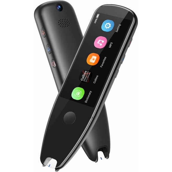 Multilingual Translation and Reading Pen with 112 Languages, Text Scanner, Voice Recorder, and 3.5’’ Touch Screen for Dyslexia & Learning Support