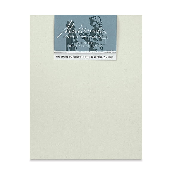 Multimedia Artboard Plein Air Claessens Linen Artist Panel - 11" x 14", 109 DP, Pkg of 3