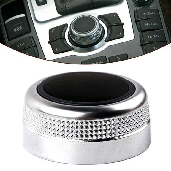 Multimedia Control Knob Replacement For A6 A8 S6 MMI Rotary Switch 4F0919069 ABS Menu Navigation Button Car Interior Trim Ergonomic Design User- OEM Fitment Enhanced Usability