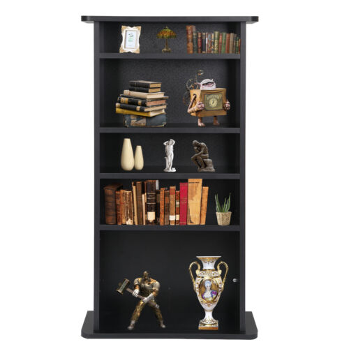 MultimediaStorage 5Shelf Bookcase Cd Dvd Organizer Stand