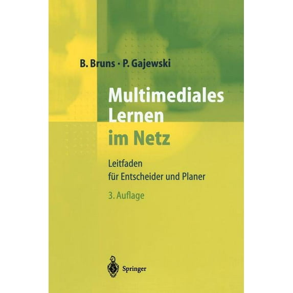 Multimediales Lernen Im Netz: Leitfaden Für Entscheider Und Planer, (Paperback)