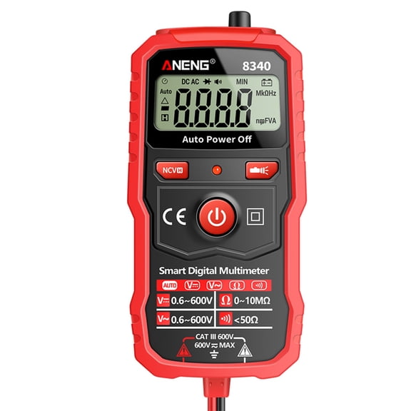 Multimeter,8340 Auto 1999 Voltmeter Test Pen Screen Ncv Induction Test Pen With Induction Resistance Ncv Induction Resistance Live Wire Auto 1999 Voltmeter 1999 Voltmeter Test Dsfen