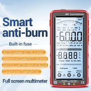 Multimeter ANENG 681 6000 Counts Digital Multimeter Smart Anti-burn Rechargeable Universal Meter NCV Tester 5-inch Large LCD With Backlit Flashlight For Voltage Current Resistance