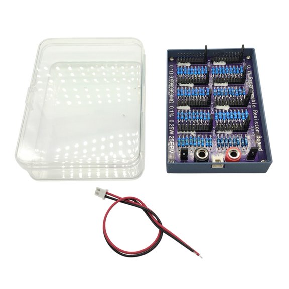 Multimeter Calibration Resistor Board Programmable Resistor Board 1/4W 0.1%8-Segment For Jumper Cap 0.1-9 9999999 Mω Instrument