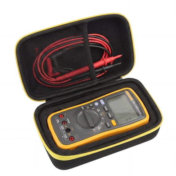 Multimeter Carry Case for Fluke 117/ 115/ 116 Digital Multimeters,Protective Storage Bag with Mesh Pocket