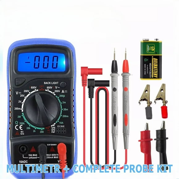 Multimeter, Digital Voltmeter Electrical Tester for Laboratory Widely Use Factory Household(XL830L)